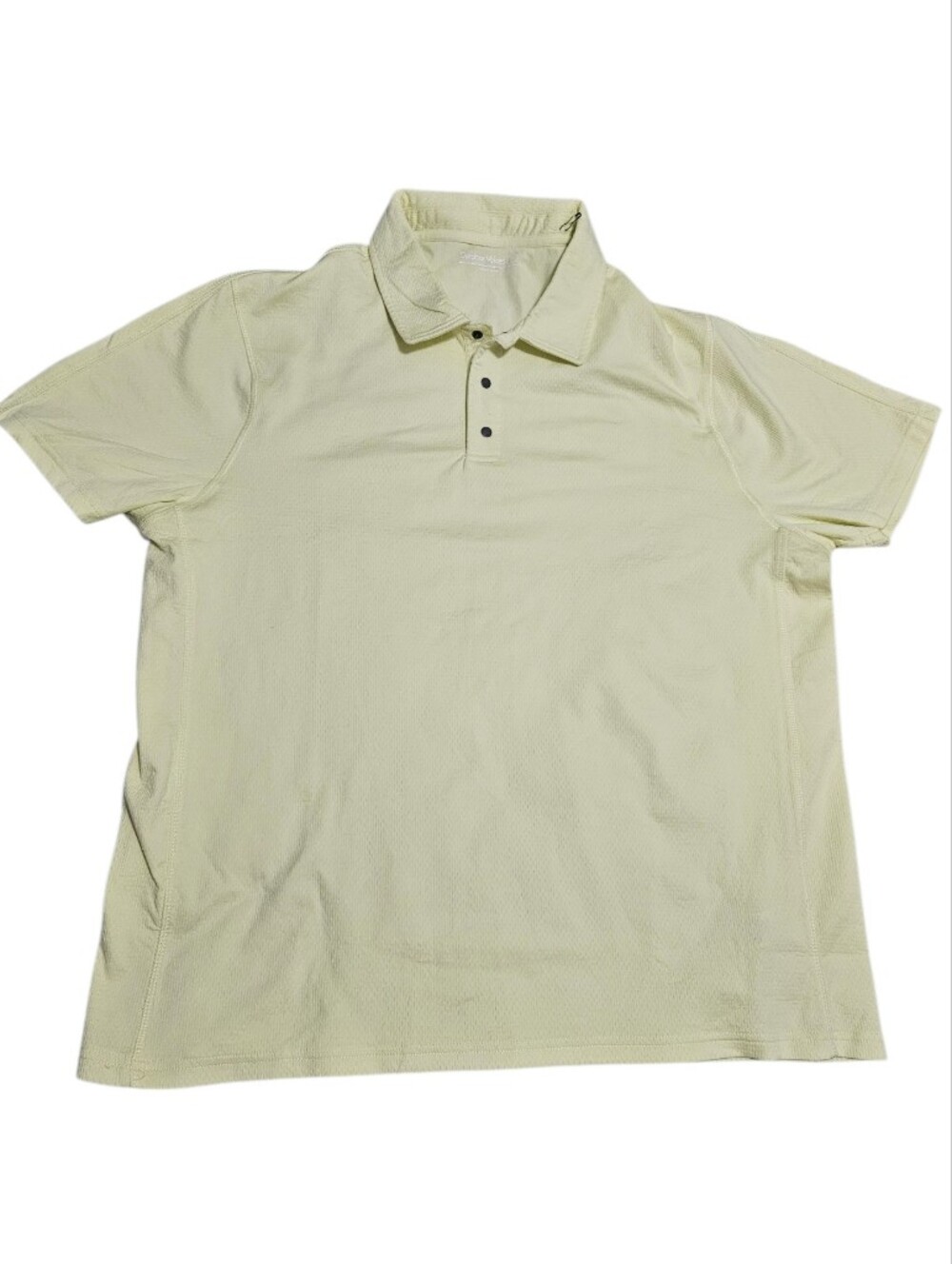 Outdoor Voices Men's Light Neon Yellow Polo Athleisure Shirt NEW